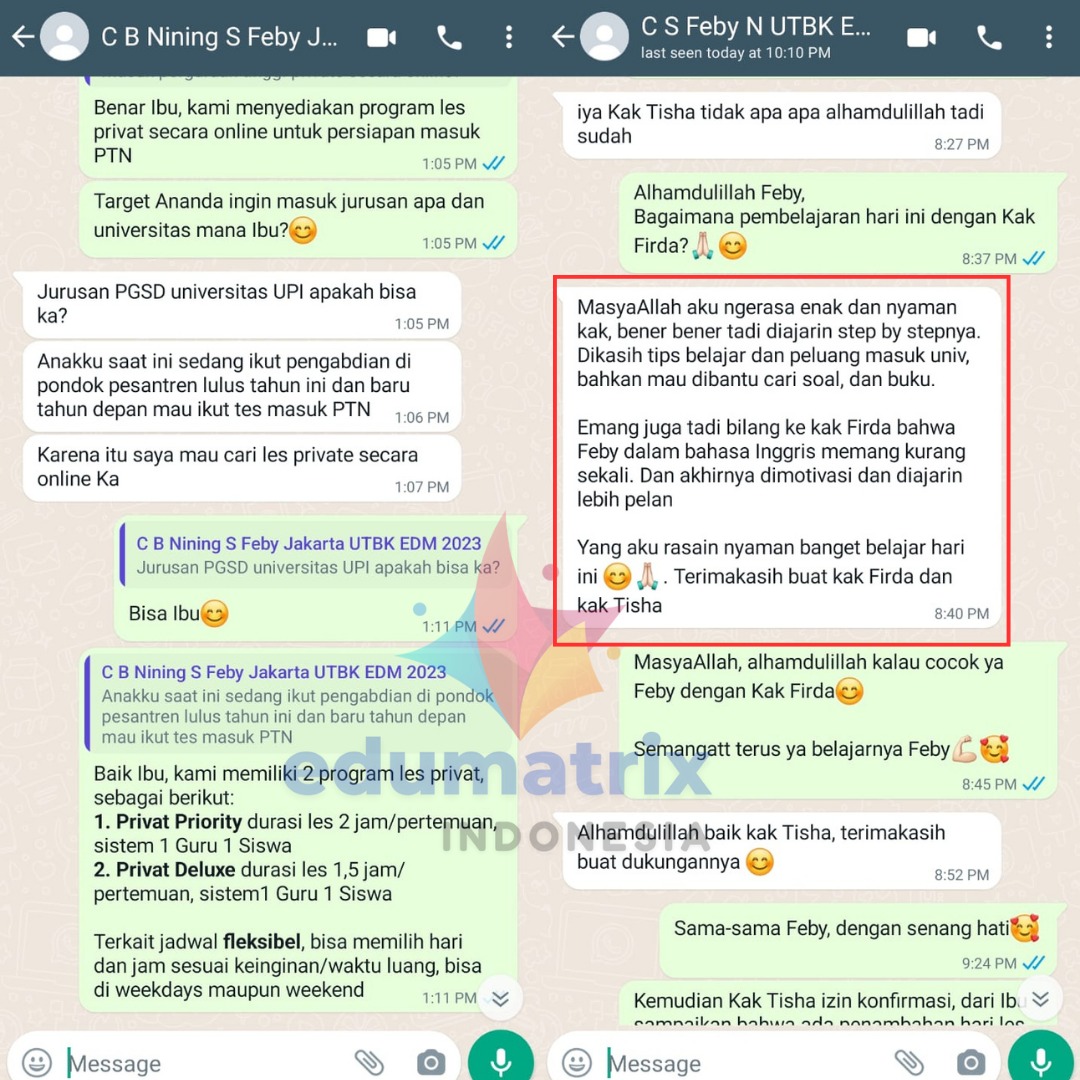 Feby snbt cocok