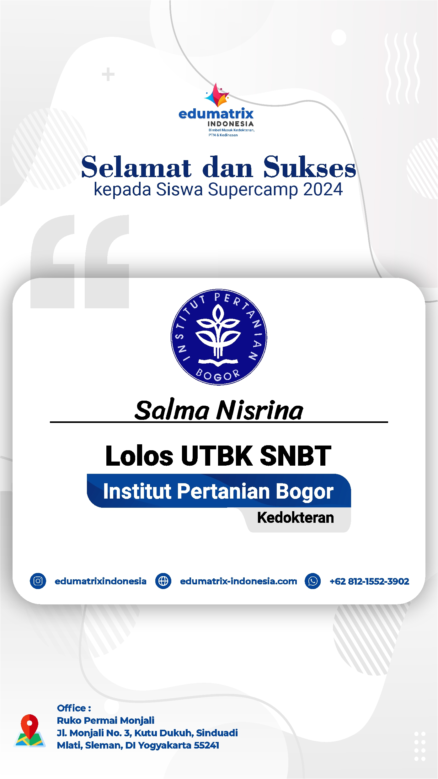 Salma Nisrina potrait Salma Nisrina potrait